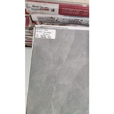 Granit lantai kilap Cove Grigio Fortezza 60x60 KW1