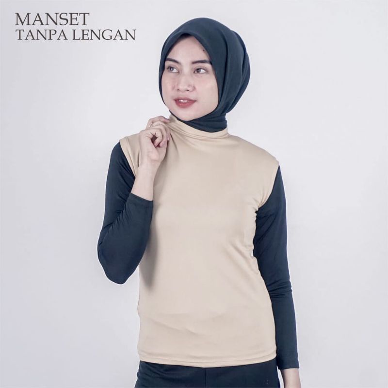 manset baju lekbong /oblong dalaman baju wanita turtle neck