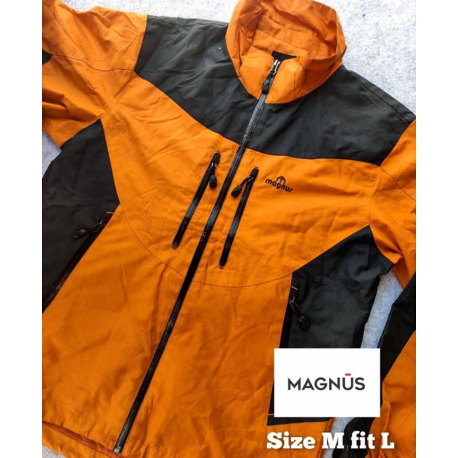 Jaket Outdoor Magnus Original Orange Black