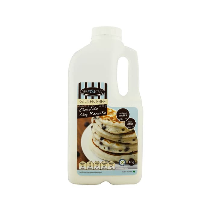 

Yes You Can Gluten Free Chocolate Chip Pancake / Tepung Premix Pancake