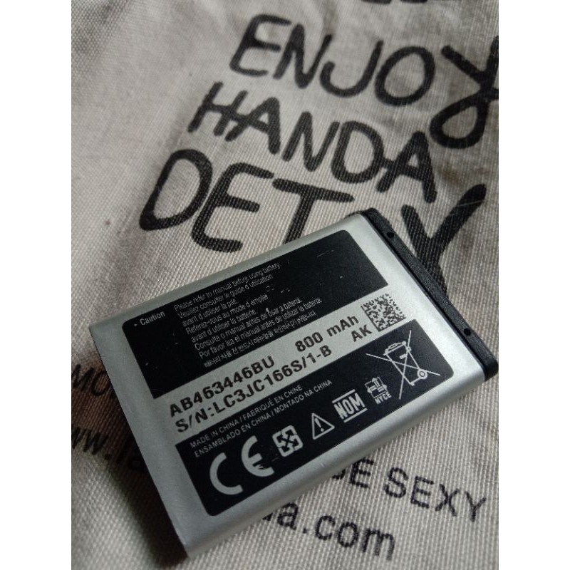 Baterai ori Samsung GT e 1272 / SM - B109E preloved bekas