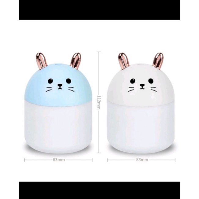 humidifier cute rabbit pelembab udara ruangan cat