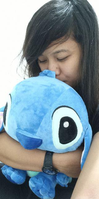 Boneka Stitch Panjang 35cm Bahan Plush Untuk Dekorasi Rumah