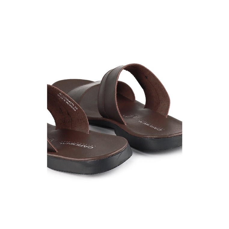 SANDAL SLIDE KULIT PRIA CARDINAL ORIGINAL CASUAL TERBARU COKLAT CA03