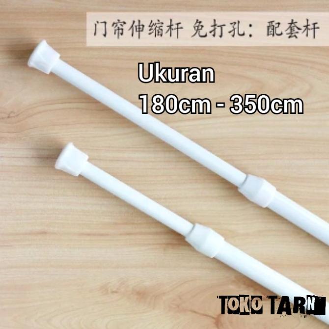 batang gorden 180cm-350cm tiang gorden tiang fleksibel gorden hordeng