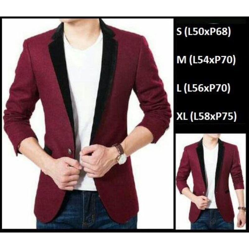 BLAZER PRIA CASUAL | BLAZER KEKINIAN | BLAZER KOREA | BLAZER HITAM PRIA | BLAZER PRIA CASUAL SANTAI 