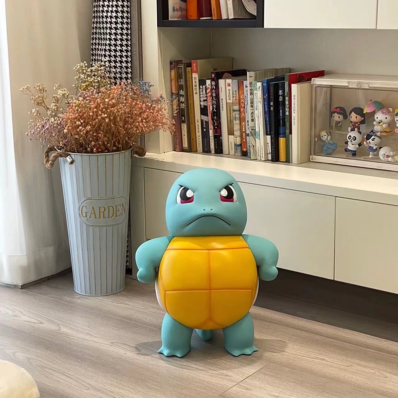 Mainan Action Figure Pokemon Psyduck Squirtle Bahan PVC Untuk Dekorasi Rumah / Mobil