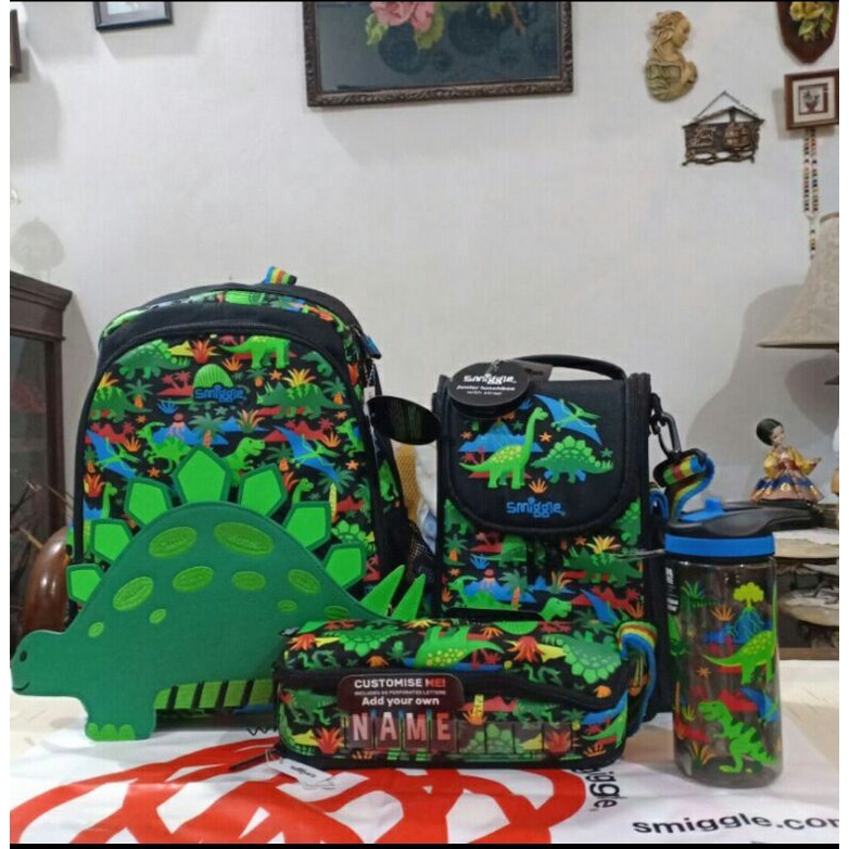 Original Smiggle Junior Lmates Dino Set