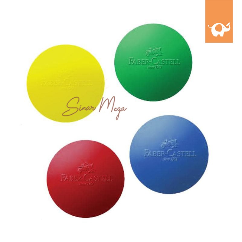 

Faber Castell Grip Eraser Round Pouch / Penghapus Crayon Krayon Bentuk Bulat Murah Berkualitas
