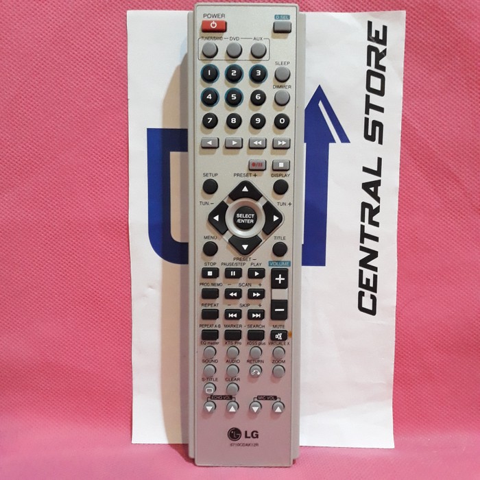 Remote Home Theater LG 6710CDAK12R ORIGINAL