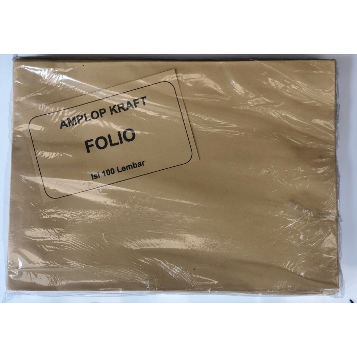 

Amplop coklat polos Folio - PACK