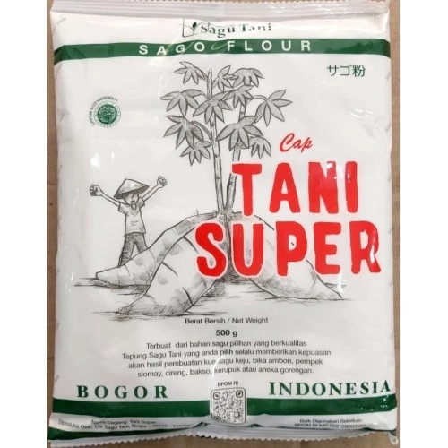 

SAGO FLOUR CAP TANI SUPER 500GR