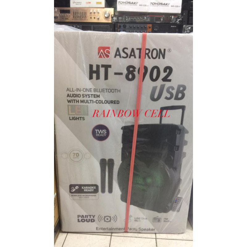 Speaker portable meeting ASATRON HT 8902 woofer 18 inch