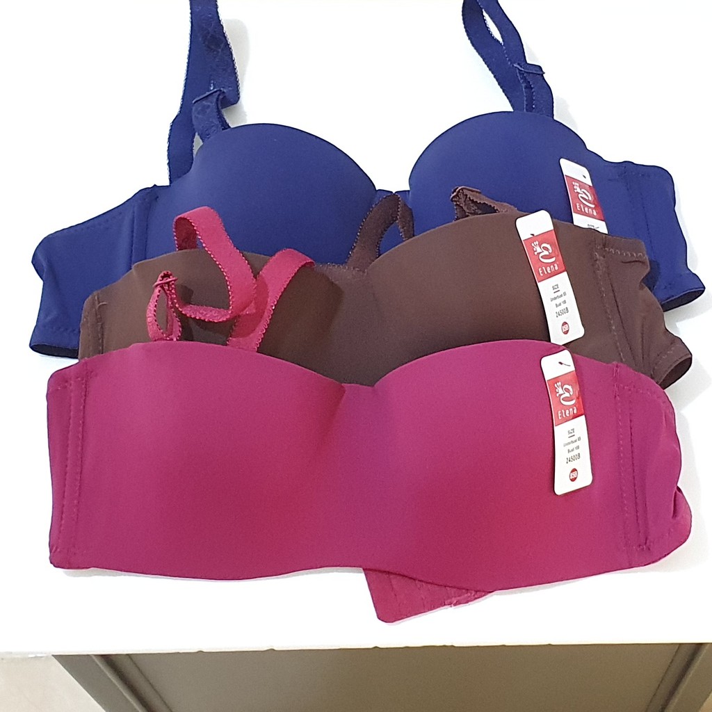 Bra / BH Robot Elena 24500B (Busa Tipis, Ada Kawat, Bisa Lepas Tali, Cup B, Kait 3)