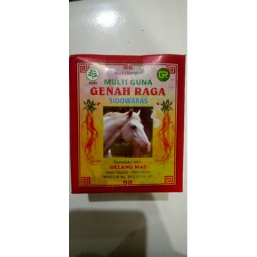 

Genah raga Jamu isi 15 bungkus