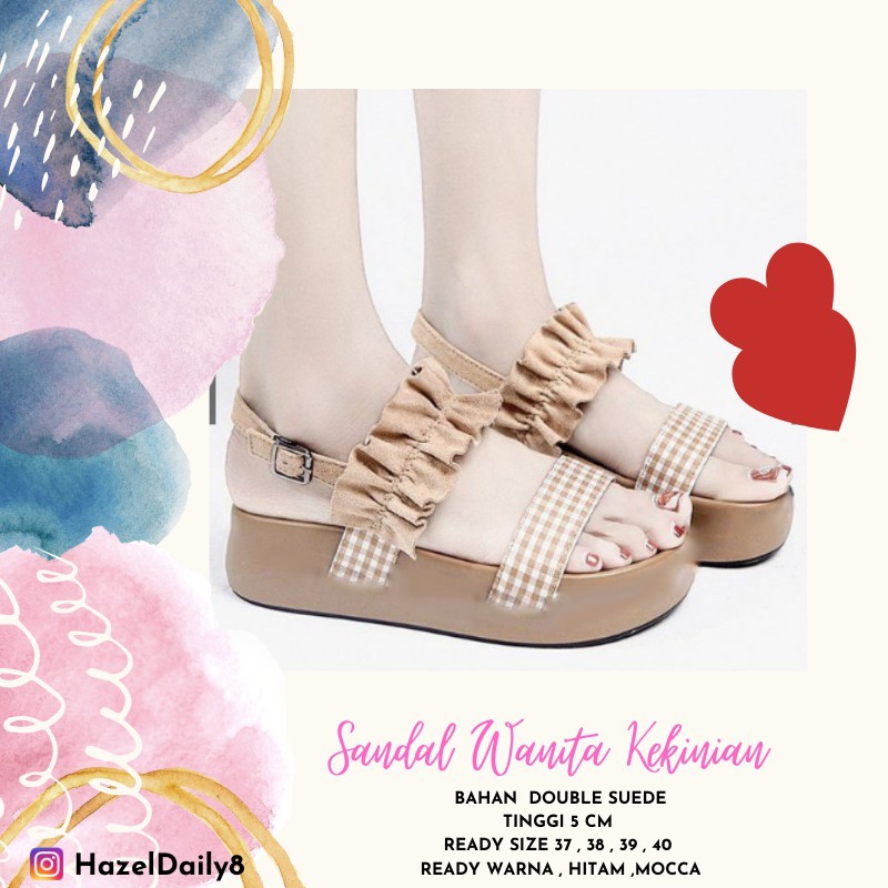 Harga Kain Sepatu Wanita Wedges Terbaik Mei 2021 Shopee Indonesia