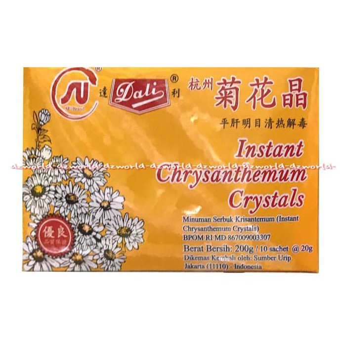 

Instant Chrysanthemum Cystal 10 Sachet Teh Panas Dalam Teh Serbuk