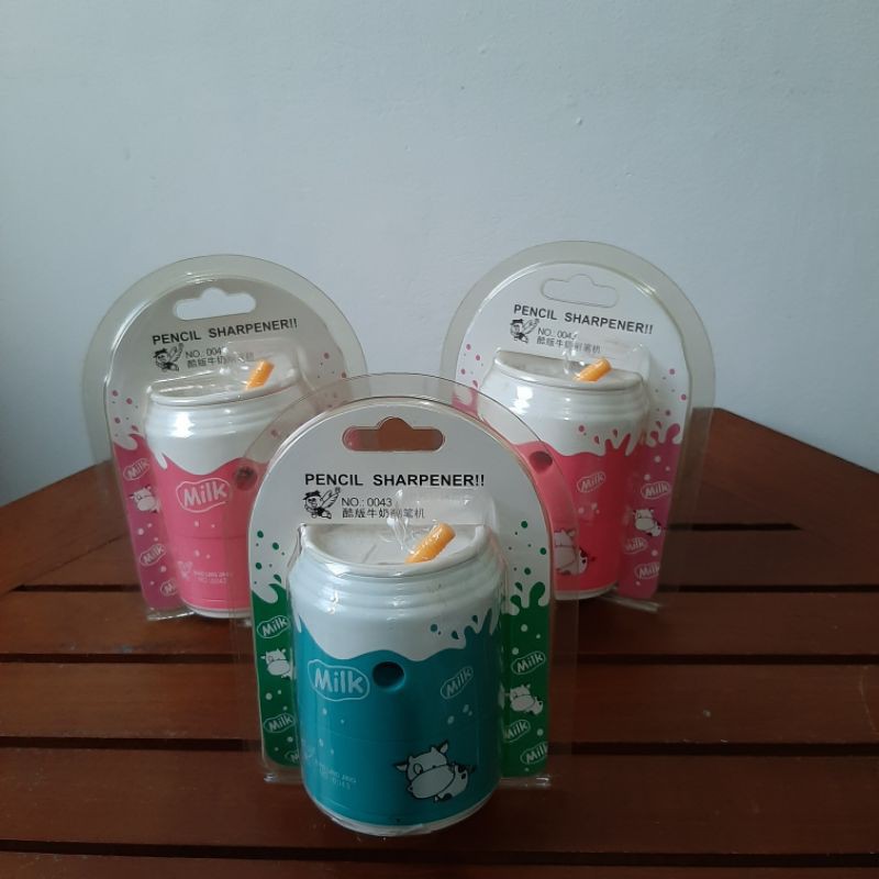 

PENCIL SHARPENER MODEL MINUMAN KALENG