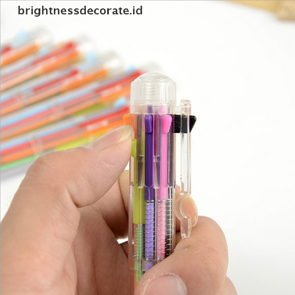 8 In 1 Pulpen Warna-Warni Untuk Anak Sekolah