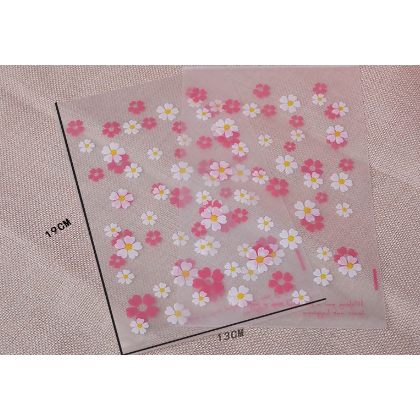

Plastik Fancy Cookies - Kue - Permen - Roti Yellow White Flower 13x19