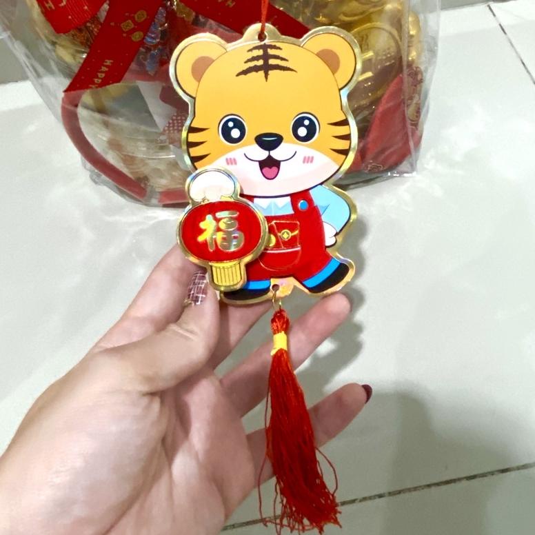 

[PROMO 8EL76] Gantungan Angpao Hiasan Dekorasi Pohon Meihua Hampers Macan Harimau 2022 Imlek Diskon