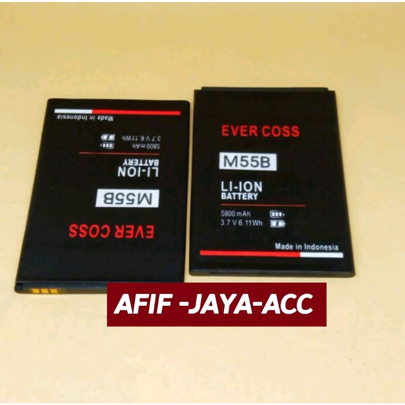 BATERAI BATTERY BATTRE EVERCOSS M55B LTE 5.inchi/ U6 EVERCOSS XSTERME ORIGINAL