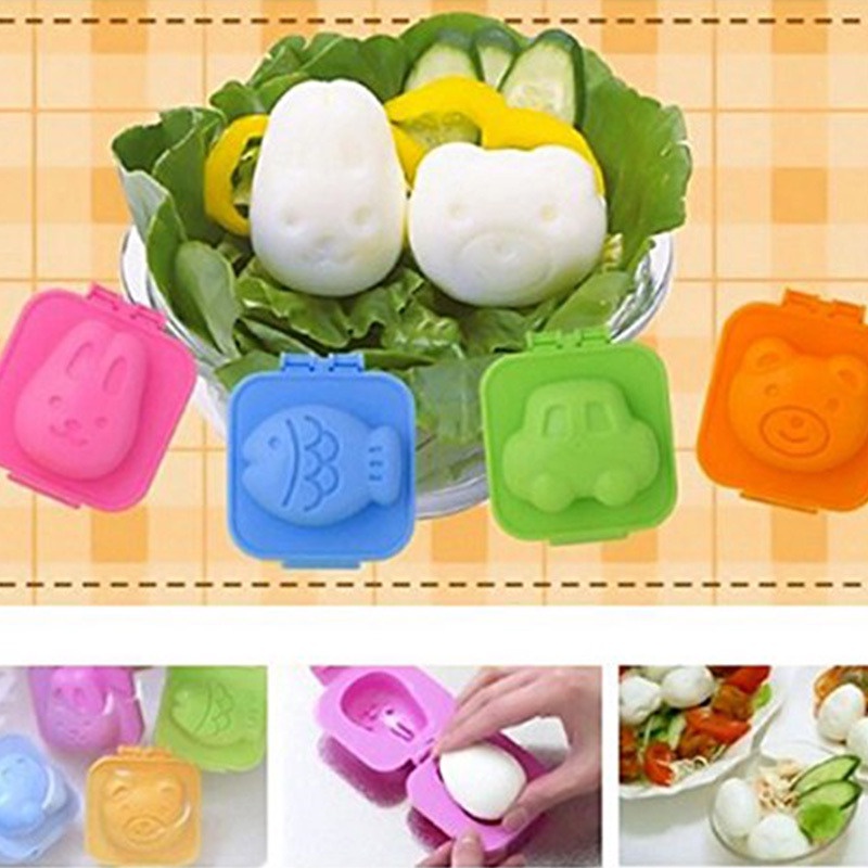 Cetakan Telur Cetakan Telor Egg Mold Mould Rice Mould Cetakan Bekal Nasi Bento Anak Lucu Cetakan Nasi / Sushi / Telur Rebus Diy Bentuk Kartun Untuk Dapur