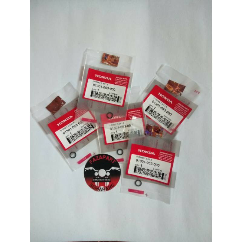 ORING AS PULLY HONDA BEAT FI VARIO 110 FI SPACY FI AHM 91301-053-000