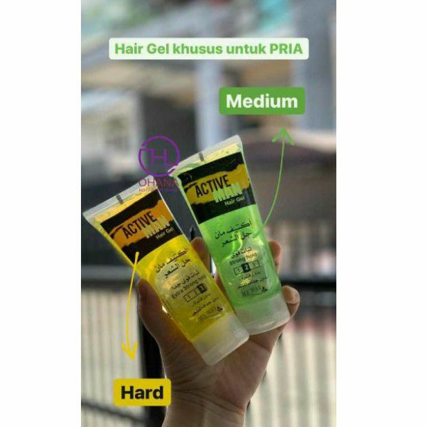 MyWay Active Man Hair Gel strong hold (hijau)