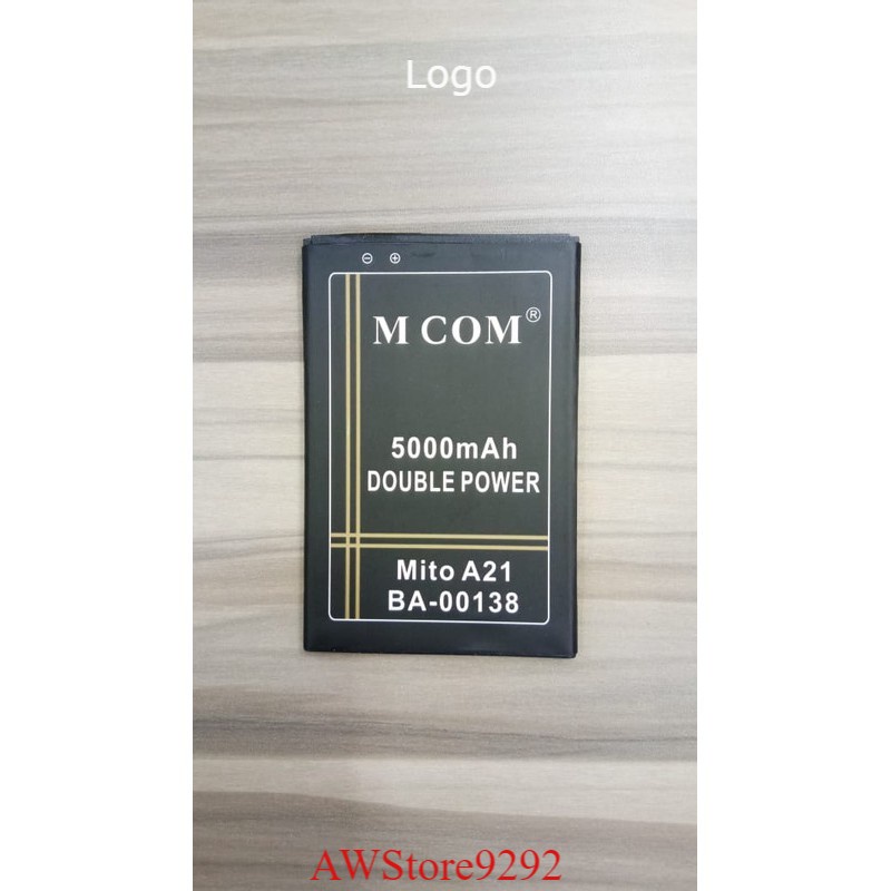 Mcom Battery Batre Baterai Double Power Mcom Mito A21 Full View BA00138 BA000138 BA-00138