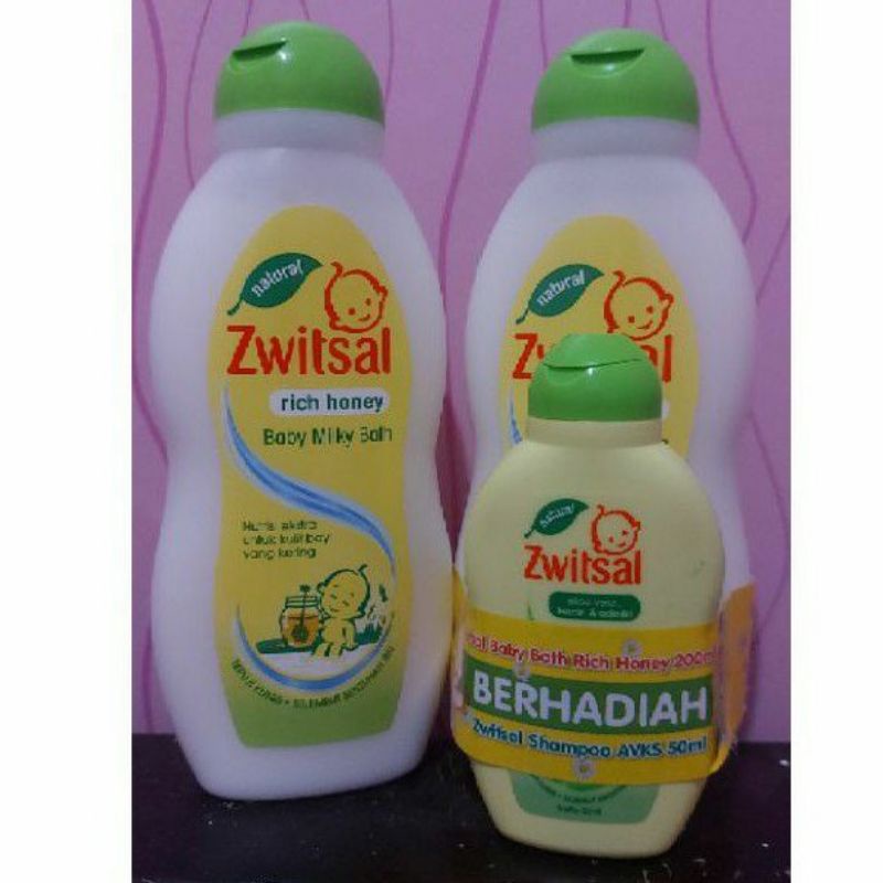 Sabun Cair ZWITSAL Baby Bath Milk Honey ~ Sabun Bayi