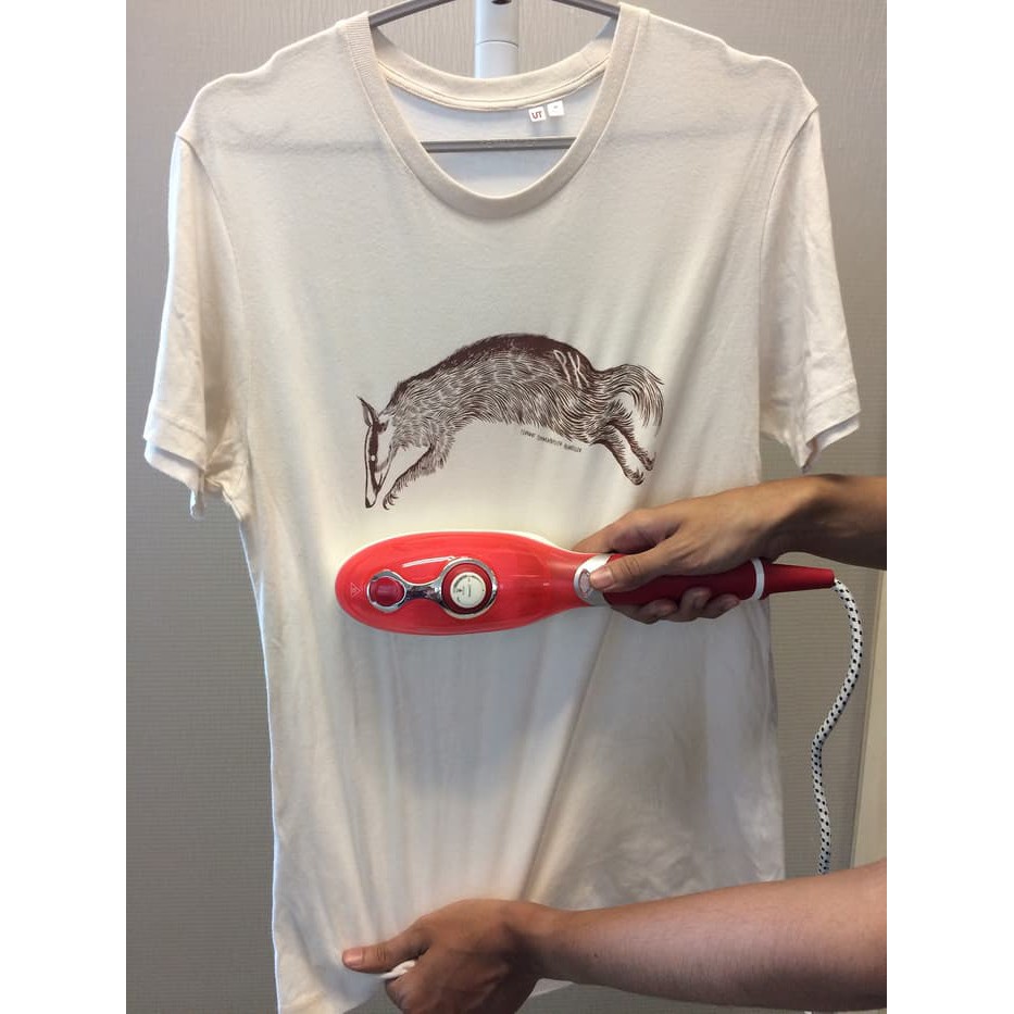 Diskon Wizhome Steam Q - Setrika Uap Portable Merah