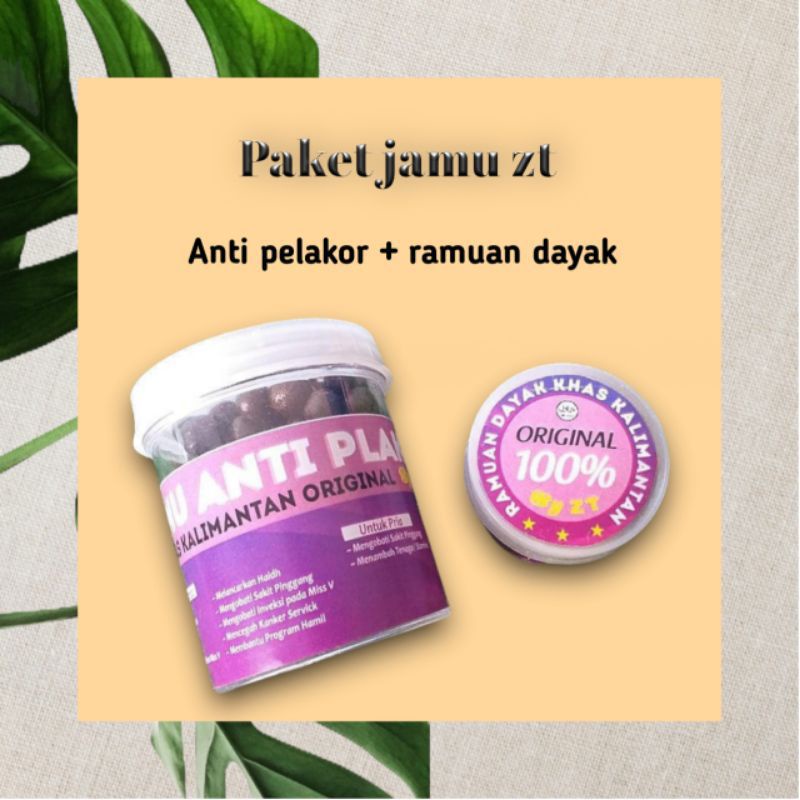 

PAKET JAMU KHAS KALIMANTAN BY ZT Anti pelak*r+Ramuan dayak