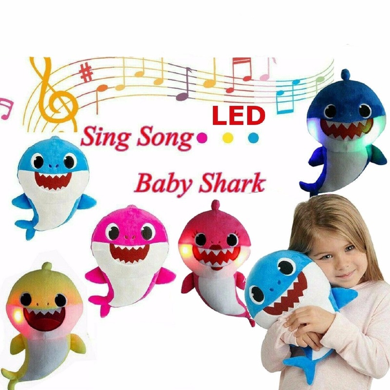 baby shark singing plush in english