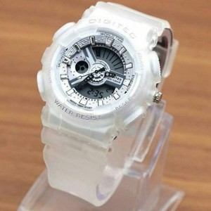 JAM TANGAN WANITA  DIGITEC ORIGINAL DG 2063 PUTIH TRANSPARAN