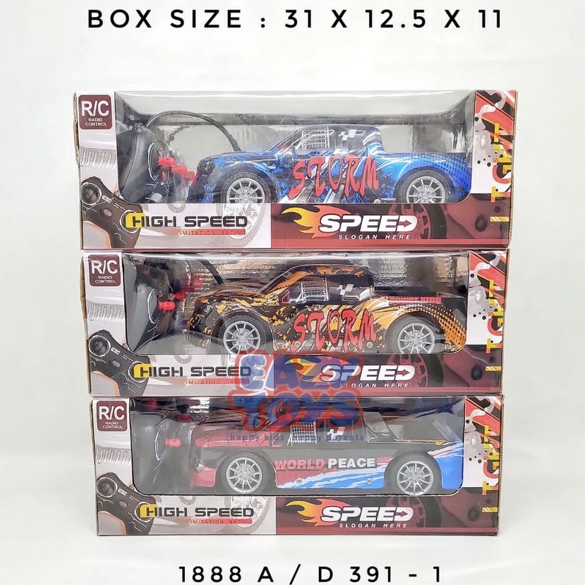Mobil Remote Control Jeep Off Road Pick Up Motif Graffiti Fitur Baterai Charge
