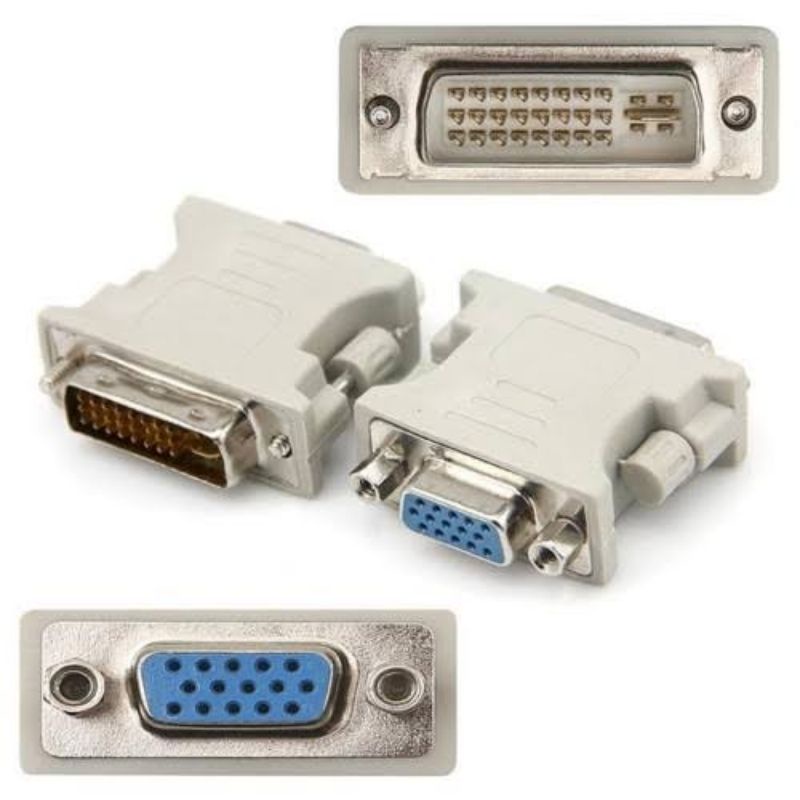 Konektor Dvi 24+5 To VGA / Gender Dvi To VGA 24+5 / Konverter Dvi To VGA