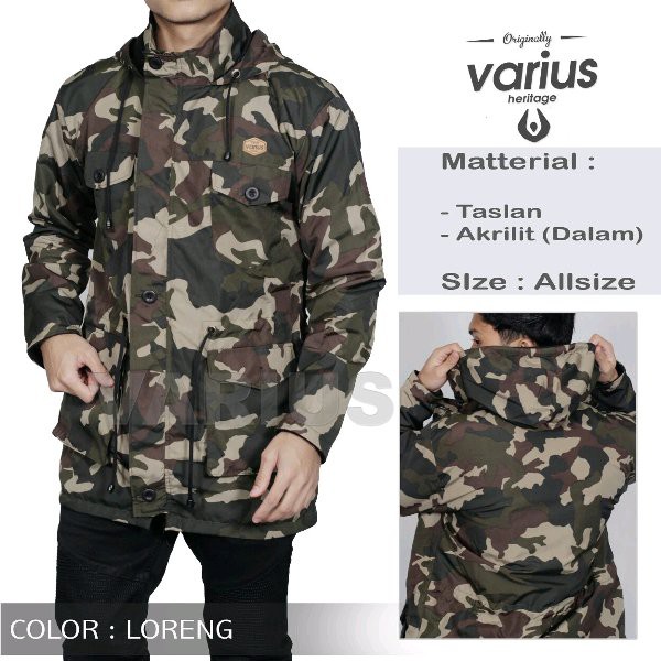 Jaket parka - Jaket parka jumbo - jaket loreng - jaket parka army - jaket parasut - jaket parka pria