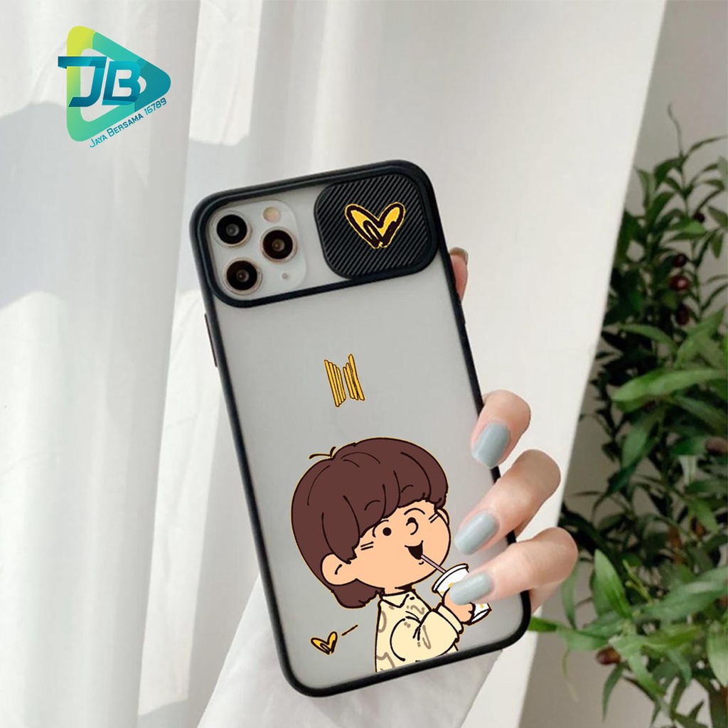 SOFTCASE SLIDE KAMERA KPOP OPPO VIVO SAMSUNG XIAOMI REALME IPHONE ALL TYPE JB4956