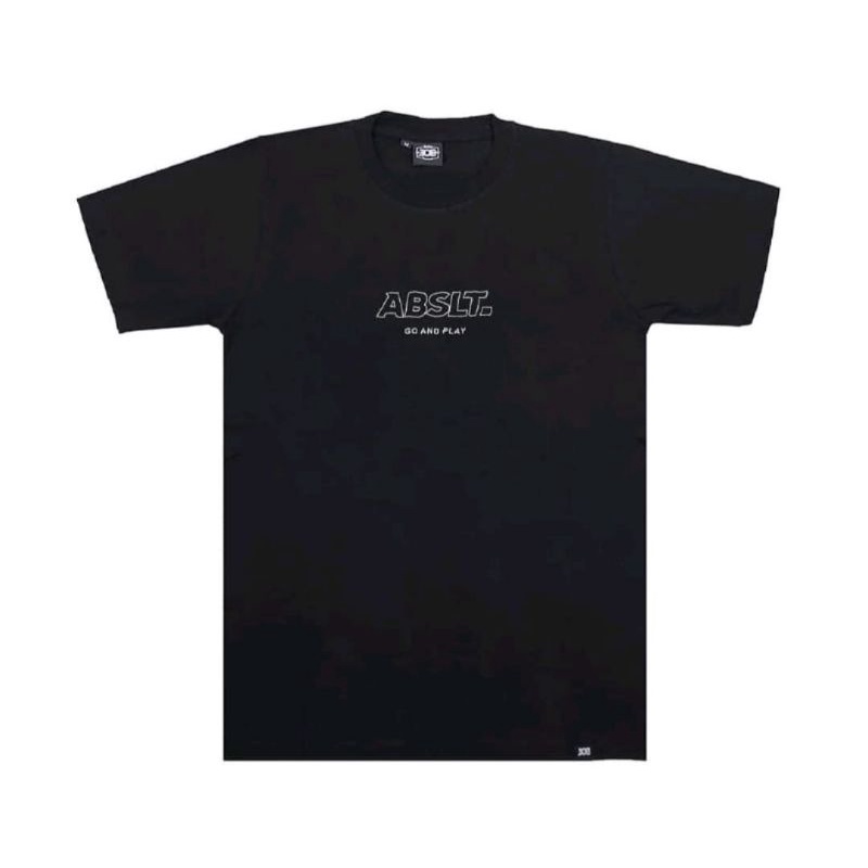 308 Abslt Unscrd || Kaos Tshirt Go and play - Black Catton