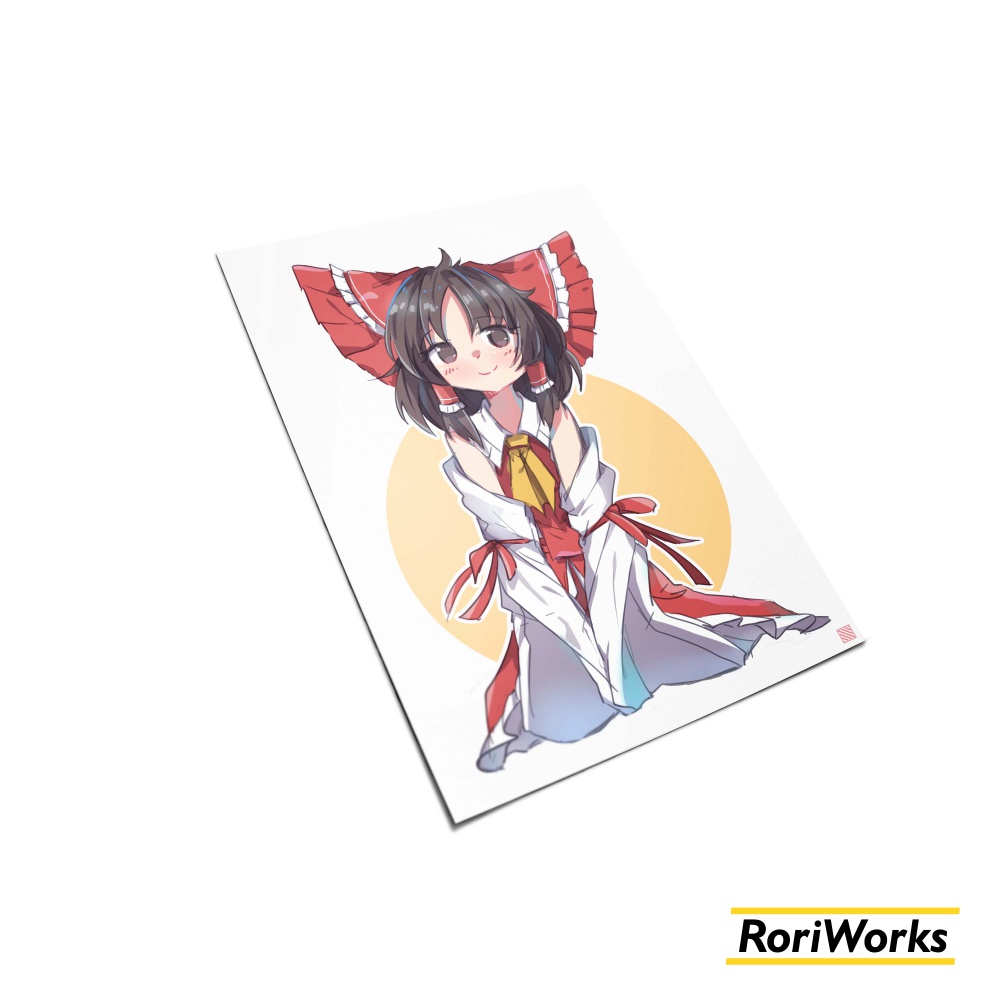 Poster Anime - Reimu Touhou