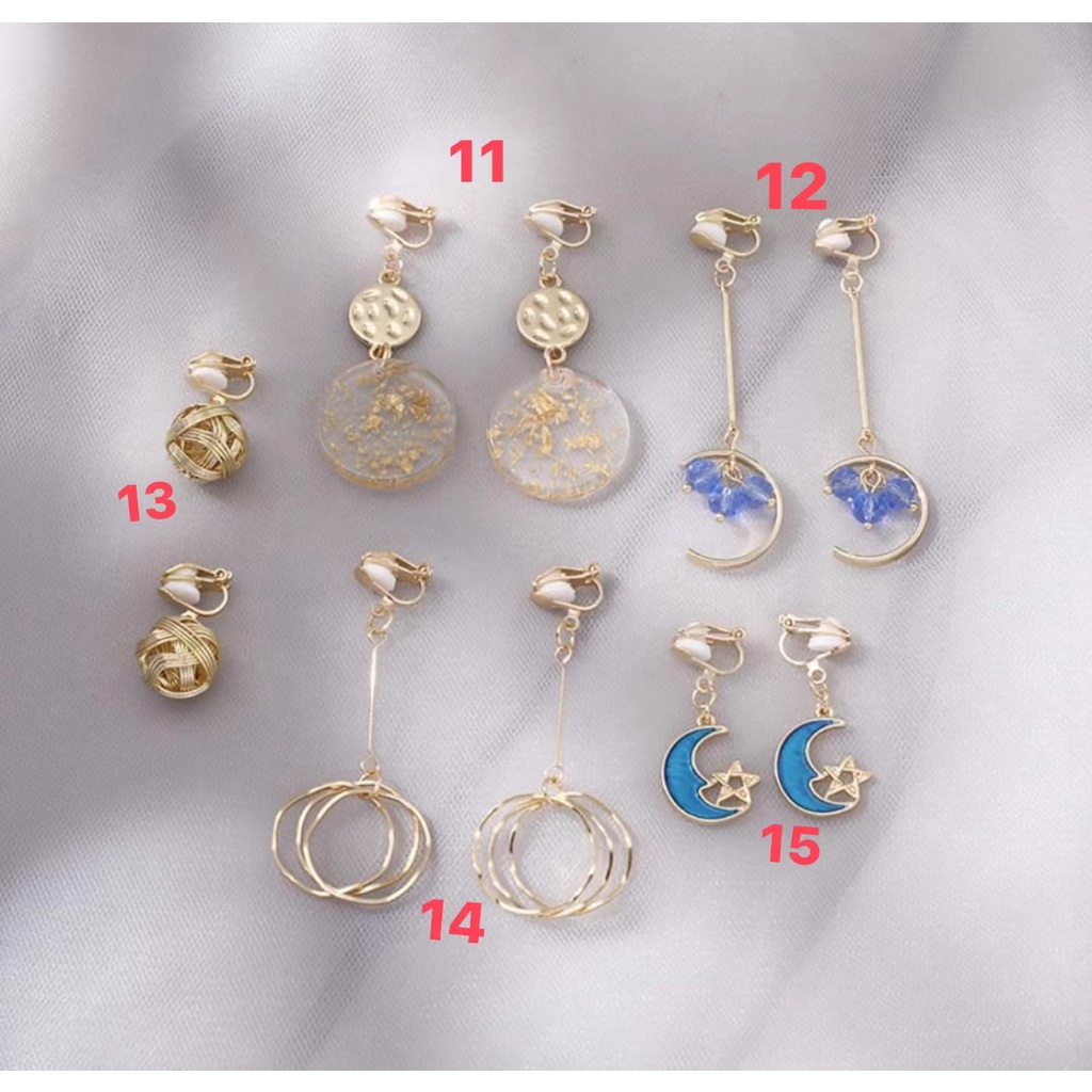 Anting fashion model korea vintage high quality anti karat