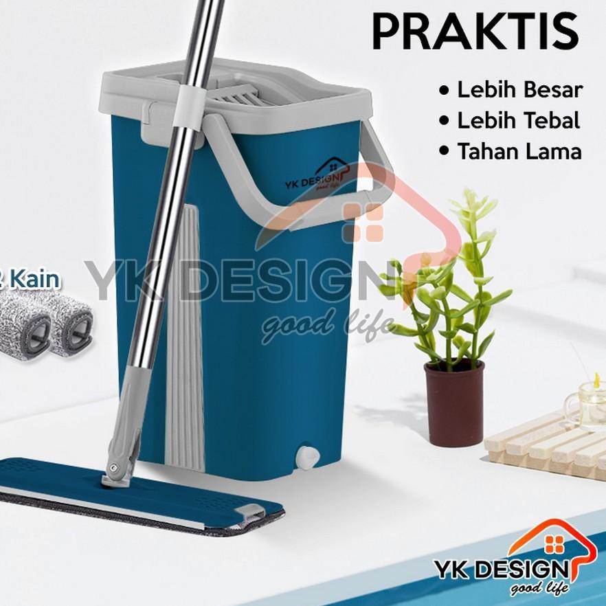 HR65✸ YK DESIGN YK-600 ALAT PEL PRAKTIS PEL LANTAI LEBIH BESAR LEBIH TEBAL FREE 2 KAIN TERBARU