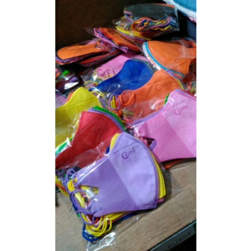 masker duckbill warna warni
