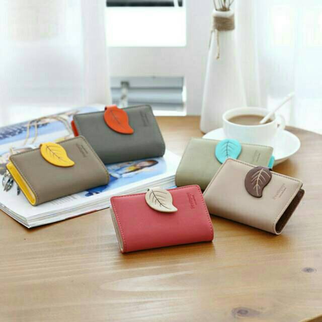 As Dompet Lucu daun wanita dompet korea Dompet Daun Dompet kartu