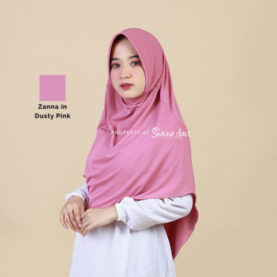 ShalihaFactory - Jilbab Hijab Bergo Instan Pet Anti Tembem Menutup Dada | Zanna Hijab Instan