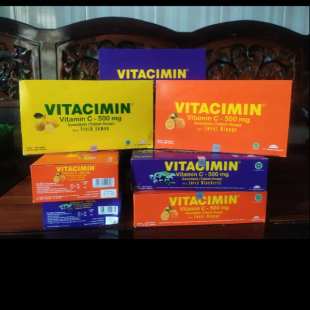 VITACIMIN 500MG 1BOX VITAMIN C VIT C VITACIMIN 100 TABLET