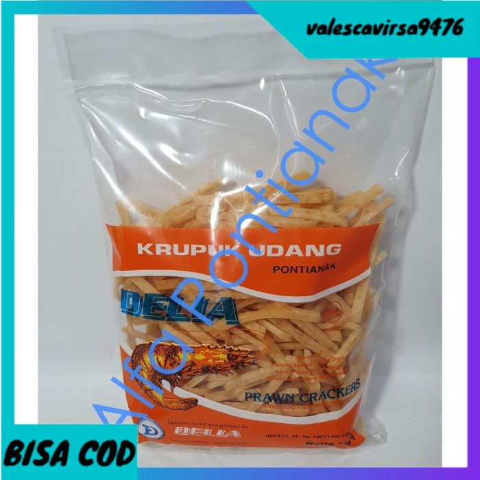 

⭐BISA COD⭐ Kerupuk / Krupuk Udang Delia Stick Khas Pontianak