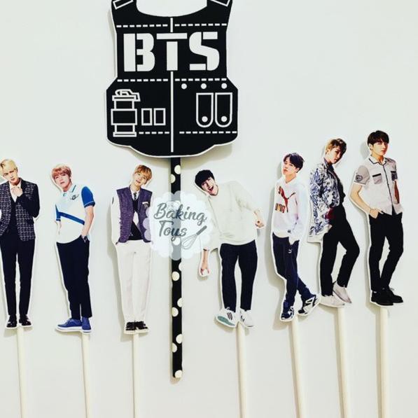 Oke Price.. BTS Army Topper Cake Birthday / Hiasan Kue Ulang Tahun