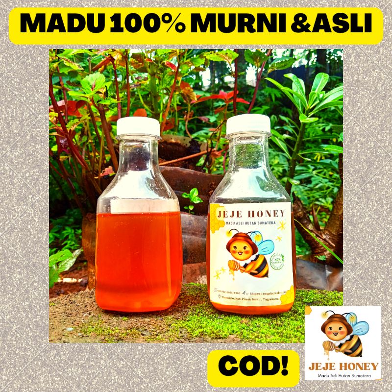 Jual Madu Murni Asli 100 Original Hutan Multiflora 250gr Shopee Indonesia